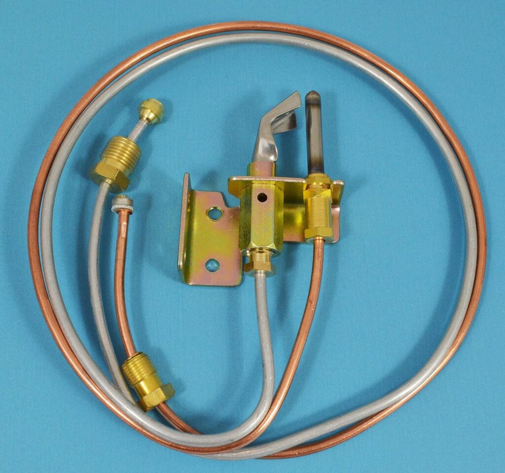 Fixitshop Water Heater Pilot Assembely Includes Pilot Thermocouple and Tubing Natural 24 tubing Gas US Merchant Ships and guaranteed from the USA